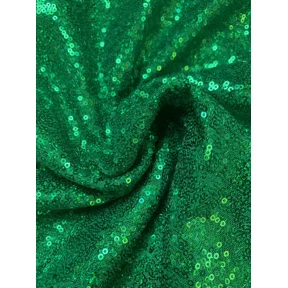 Burlap Fabric 3mm Mini Sequin Fabric by the Yard, Green, 60 in Wide Polyester Mesh
