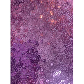 Burlap Fabric 3mm Mini Sequin Fabric by the Yard, Lilac, 60 in Wide Polyester Mesh