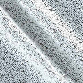 Burlap Fabric 3mm Mini Sequin Fabric by the Yard, White, 60 in Wide Polyester Mesh