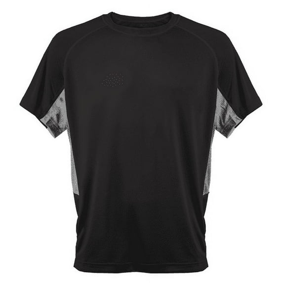 3N2 3020-01-XXXL Kzone Curve Men T-Shirt, Black - 3XL