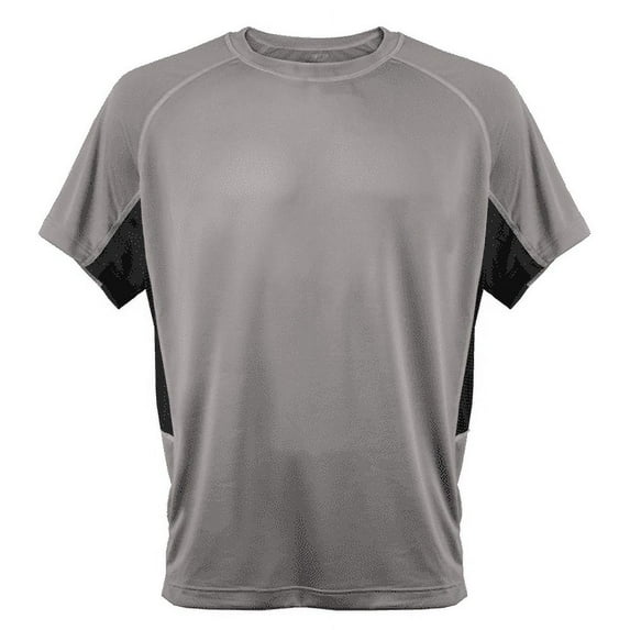 3N2 3020-05-XS Kzone Curve Men T-Shirt, Gray - Extra Small