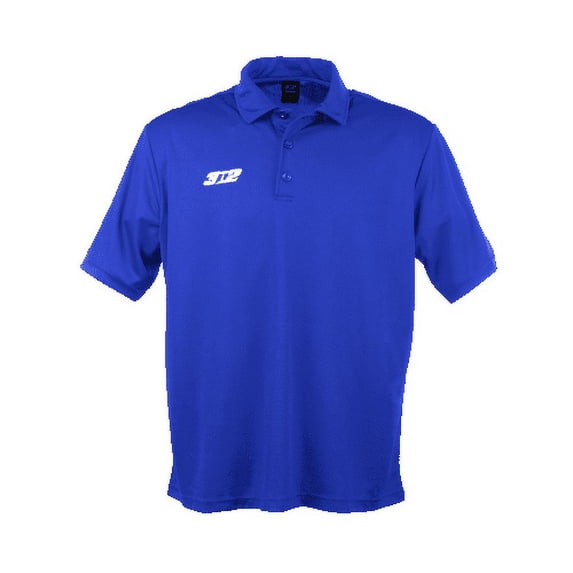 3N2 3100-02-XS Mens Performance Polo Shirt, Royal Blue - Extra Small