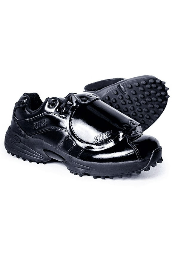 Reaction Pro Plate Patent Leather Baseball Cleat, Black, 9.5