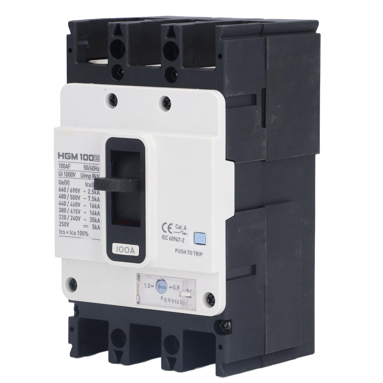 3P Circuit Breaker, 20 Degrees Celsius 60 Degrees Celsius Plated