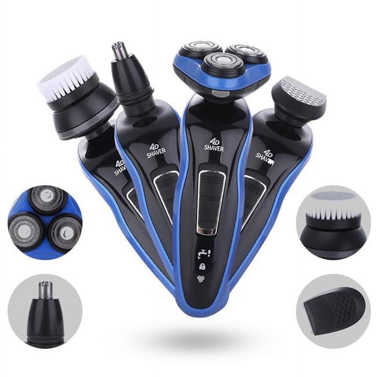 4 Person Razor 3P Experts 4-In-1 Electric Razor Shaver for Men - Walmart.com
