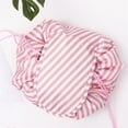 thumbnail image 1 of 3P Experts Expandable Cosmetic Bag  Lines of Pink, 1 of 2