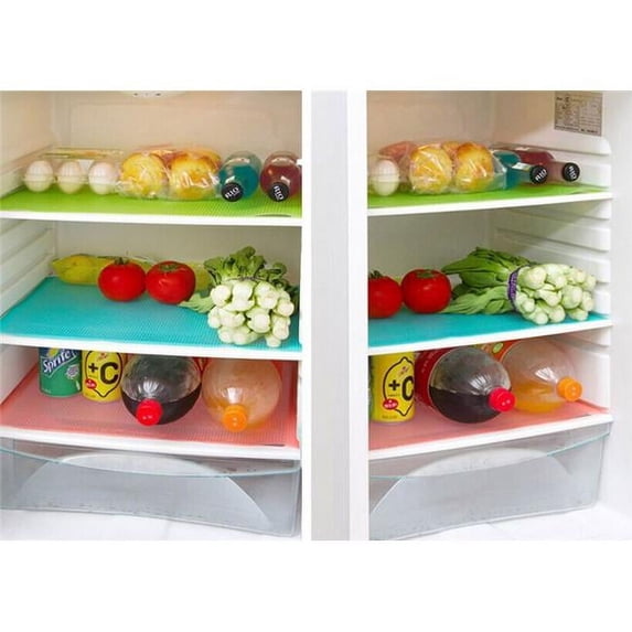 3P Experts Frig Leaf Refrigerator Mats - Large - Pack of 4
