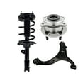 thumbnail image 1 of Set of 3 Front Right Lower Control Arm Ball Joint-Wheel Hub Bearing Assembly-Quick Complete Strut-Coil Spring Assembly For 2007-2009 Hyundai Santa FE, 1 of 10