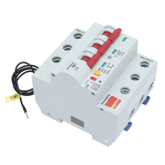 3P Smart Circuit Breaker WIFI Bluetooth Remote Switch AC 400V 32A Overcurrent Protection, 4.3x4.3x3.9 inches / 11x11x10 cm