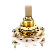 3P3T 3 Pole 3 Position Selectable 1Deck Band Channel Rotary Switch Selector