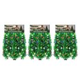 thumbnail image 1 of 3PACK 10Feet Green Christmas Tinsel Garland with Colorful Polka Dots Metallic Tinsel Twist Garland Glittering Decoration for Christmas Tree Decor Wedding Summer Luau Birthday Party, 1 of 7
