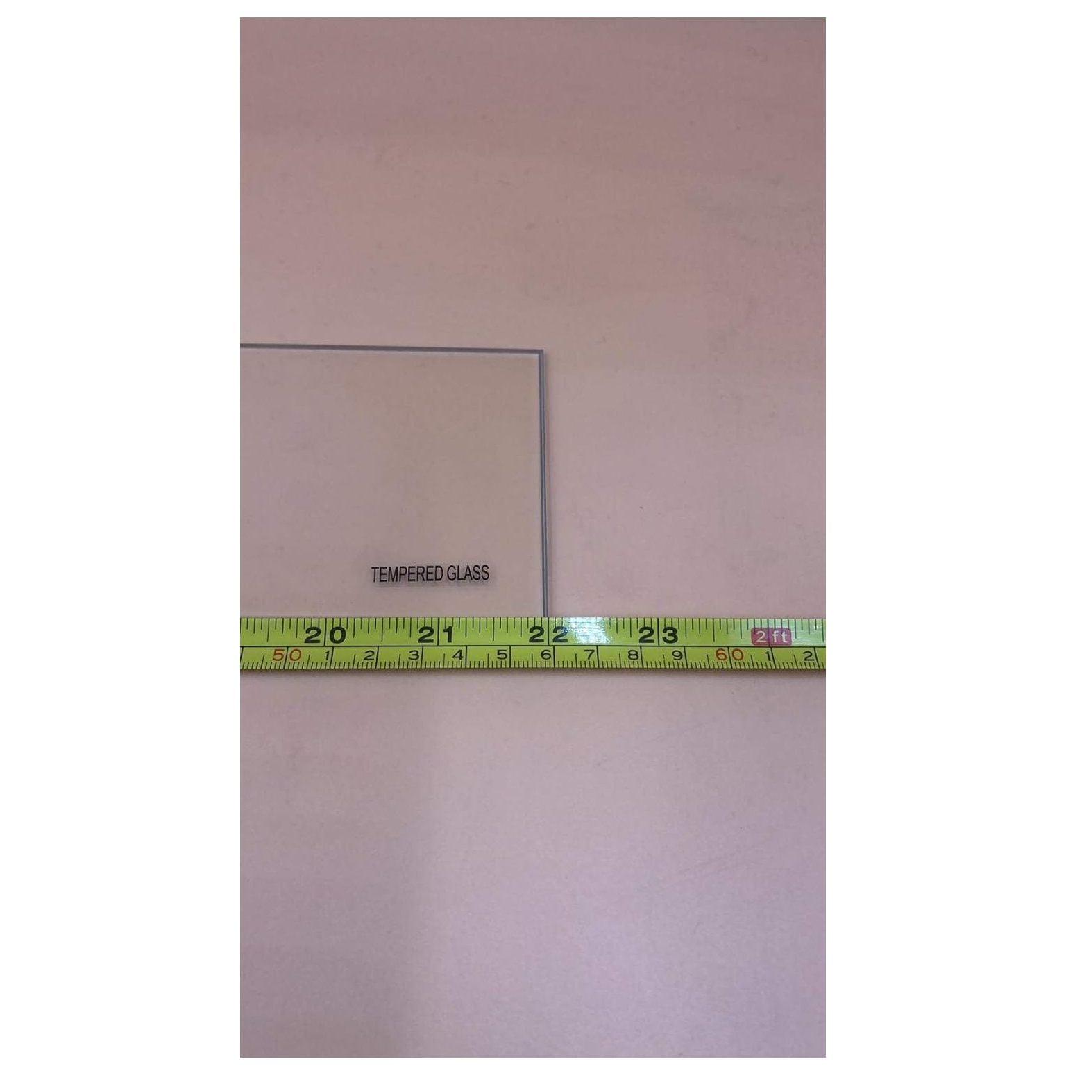 3PACK 3" x 21.875" Tempered Glass Medicine Replacement Clear