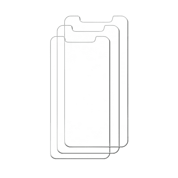 3PACK BLUUMTEK Screen Protector Glass for iPhone 11 Pro Max (6.5 Inches) Tempered Glass