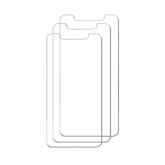 3PACK BLUUMTEK Screen Protector Glass for iPhone 11 Pro Max (6.5 Inches) Tempered Glass