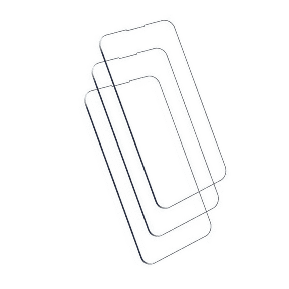 3PACK BLUUMTEK Screen Protector for iPhone 13 Pro, iPhone 13 Tempered Glass Screen Protector