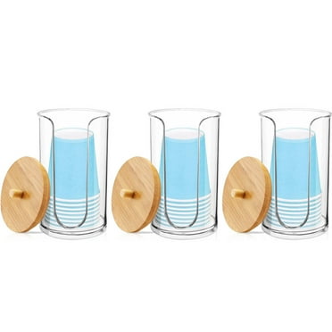 mDesign Small Plastic Disposable Paper Rinsing Cup Dispenser - 2 Pack ...