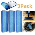 thumbnail image 1 of 3PACK Bona-Compatible Washable Cleaning Pads - Set of 3 Microfiber Replacement Mop Pads, 1 of 5
