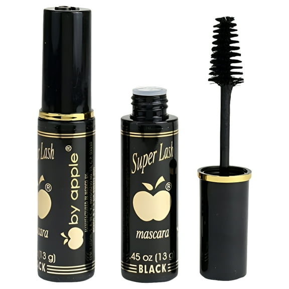 (3PACK) By Apple Cosmetics Super Lash Mascara-BLACK "MANGO SIX B&M"
