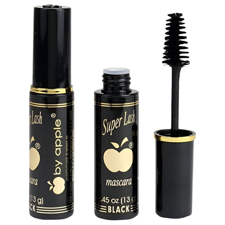 By Apple Cosmetics Super Lash Mascara 3PACK, Black, Volume