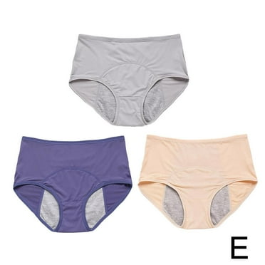 3PACK Everdries Leakproof Ladies Underwear,High Waist Leak Proof Period Protective Panties,Menstrual Postpartum Leakproof Washable Plus Size Underwear ,Incontinence Underwear Leakproof Panties X0J6
