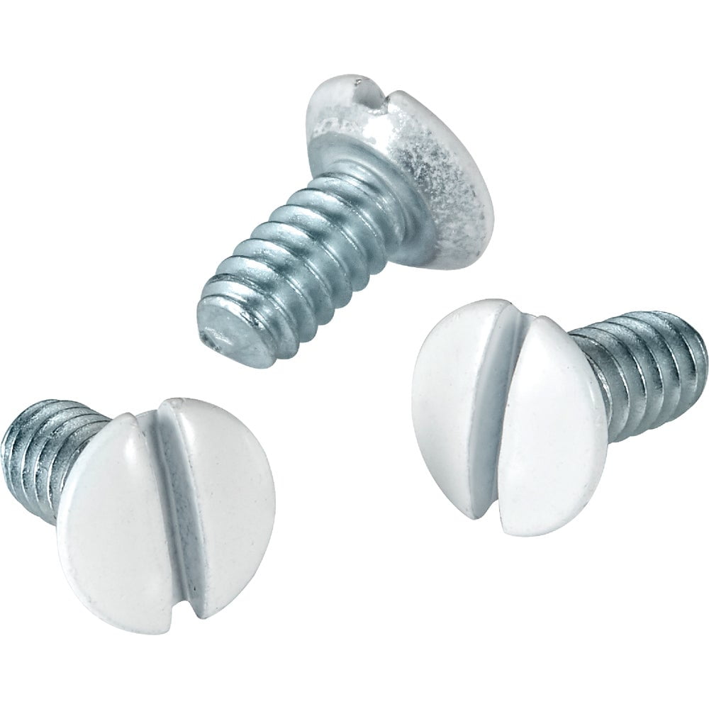 3PACK Leviton White 5/16 In. Steel Wall Plate Screws (20Pack