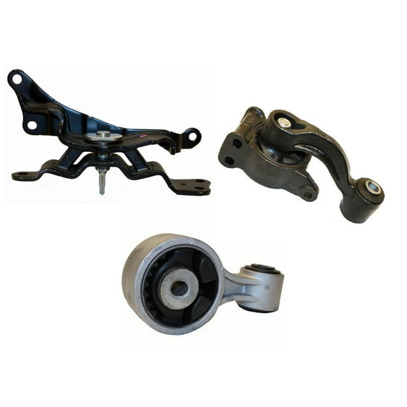 3PC 2009-2014 for Nissan for Murano Transmission Mount Kit Engine Mount - Torque Strut Mounts for 3.5L for FWD/AWD, EM-9545 EM-8551 EM-5914