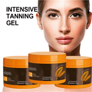 3PC 2024 Tanning Gel, Brown Tanning Gel, Tanning Accelerator Cream, Soft Brown Intensive Tanning Luxe Gel,carroten tanning gel, Tanning Luxe Gel, Tanning Cream for Sunbeds & Outdoor Sun