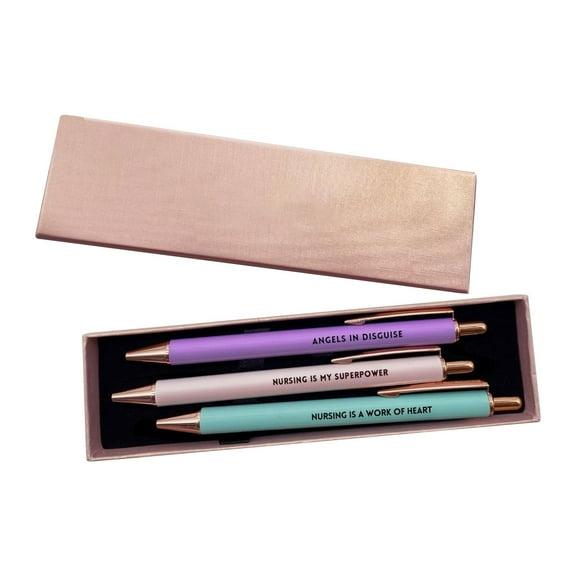 3PC 5.5 Inch Fancy Pen Set Pastel Pens No Bleed Through - Cool Fancy Pens Journaling for College, Office Inspirational
