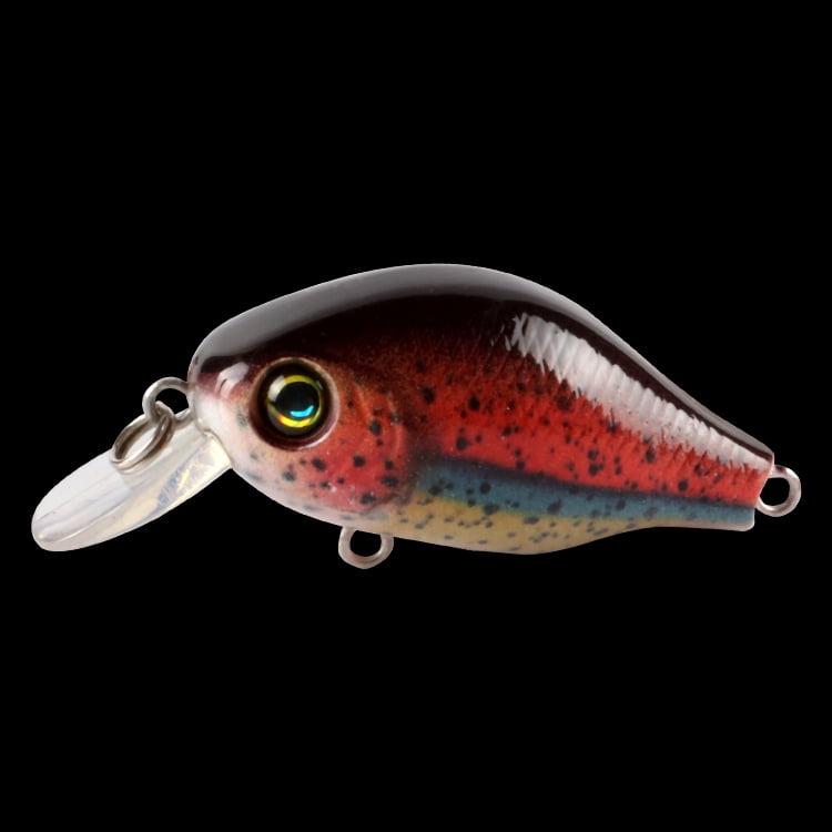3PC BIQIANWO Fishing Lures 3D Printed 8g Floating Minnow Fat Rock Noise ...