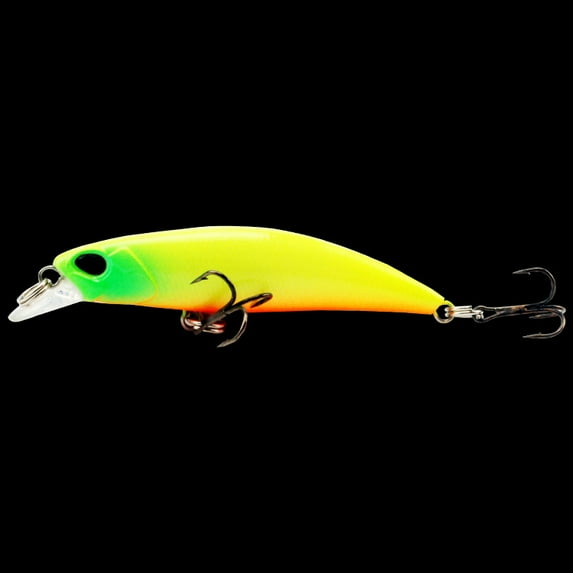 3PC BIQIANWO Fishing Lures Durable 4g 6.5cm Micro Small Minnow Lure Floating Water Sea Fishing Simulation Bait Fake Fishing Gear with Hook