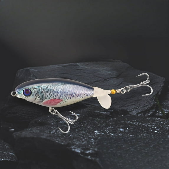 3PC BIQIANWO Fishing Lures Floating Water Tractor Surface System Explosion Simulation Propeller Freshwater Professional Design Baits Improve aiming rate