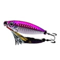 thumbnail image 1 of 3PC BIQIANWO Fishing Lures Iron Plate Scale Pattern Red Silver Gold Green White Black sharp Fish baits, 1 of 9