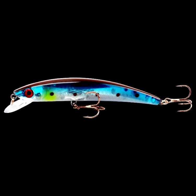 3PC BIQIANWO Fishing Lures realistic silhouette 12cm 14g with Rattle ...