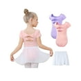 thumbnail image 1 of 3PC Ballet Leotards for Girls, Ballet Dress for Girls with Glitter Wrap Skirt, 1 of 8