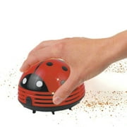 3PC Beetle Shaped Desktop Vacuum Cleaner for Office and Home, Portable Battery Operated Crumb Sweeper for Desk Keyboard and Workspace Cleaning Stationery Supplies Office & Craft & Stationery