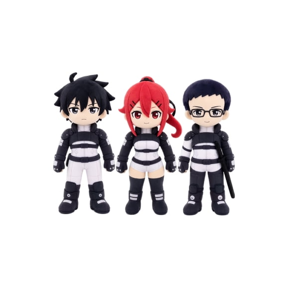 3PC Black Torch Luxury Plush Character Plush " Collectible Game Character Stuffed Toy Collectible Toys for Fans