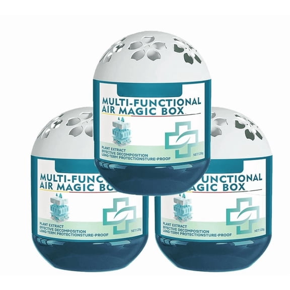 3PC Brand New!Indoor Air Purification Dust Removal Magic Box,Plant Extract Formula Multi-Functional Air Magic Box