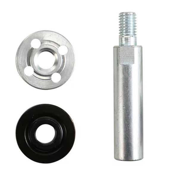 3PC Corrosion-Resistant Grinder Extension Rod 10mm Thread Alloy Steel Adapter Plate for Extended Reach
