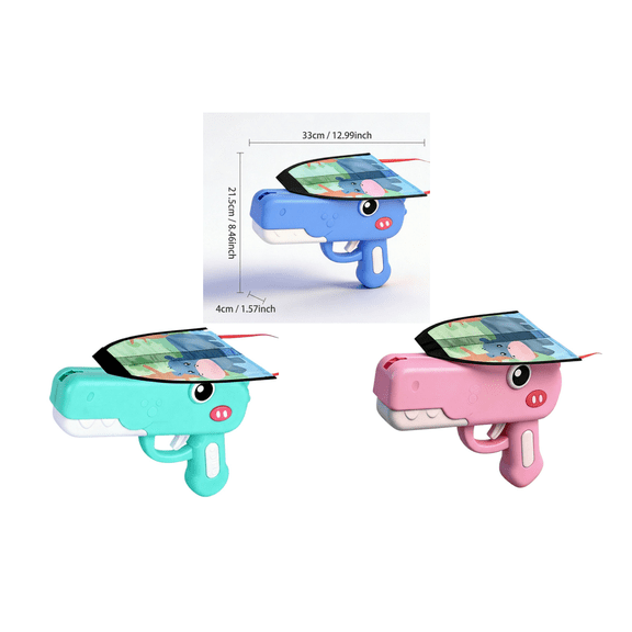 3PC Dinosaur Kite Launcher Toys, Glider Catapult Plane, Outdoor Flying Toy for Kids, Birthday Gifts, B-Day Party Supplies