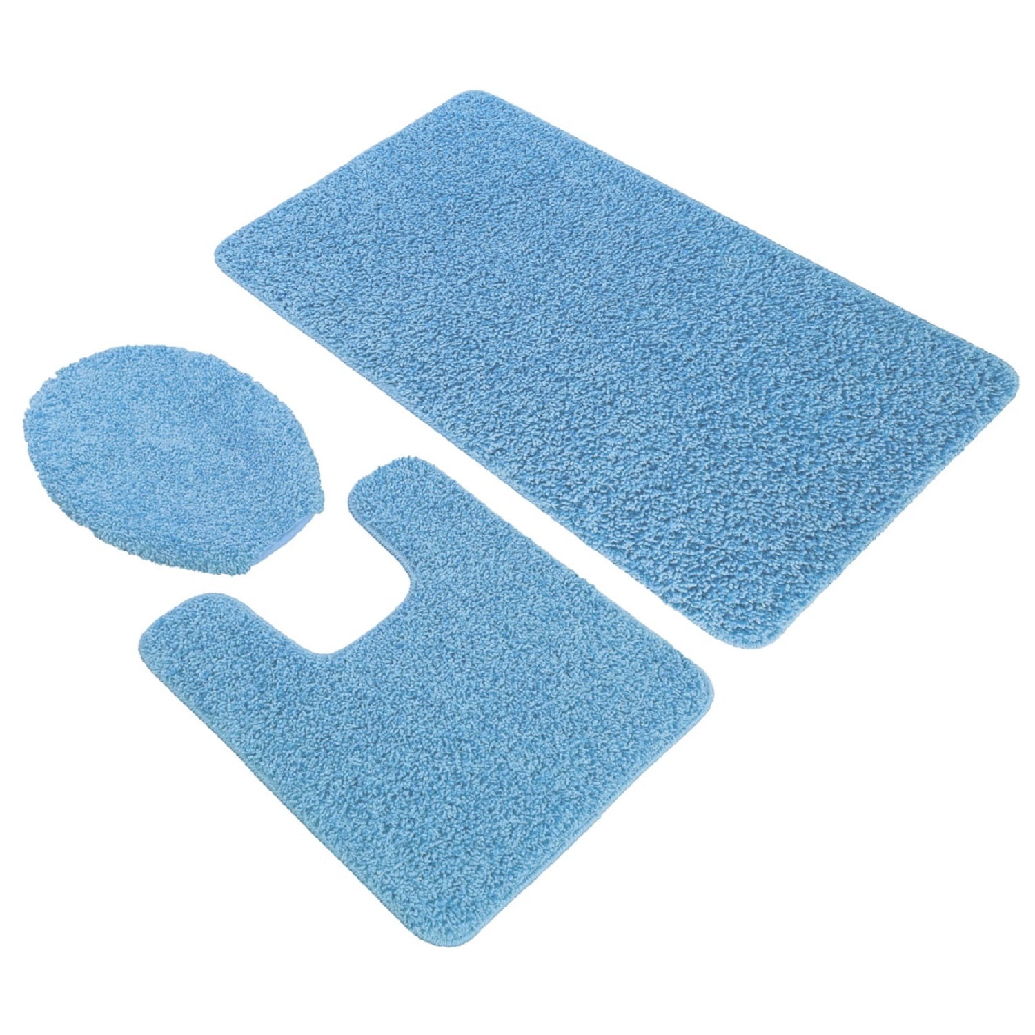 3PC ELITE BATHMAT SET DUSTY BLUE