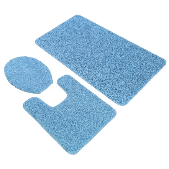 3PC ELITE BATHMAT SET DUSTY BLUE