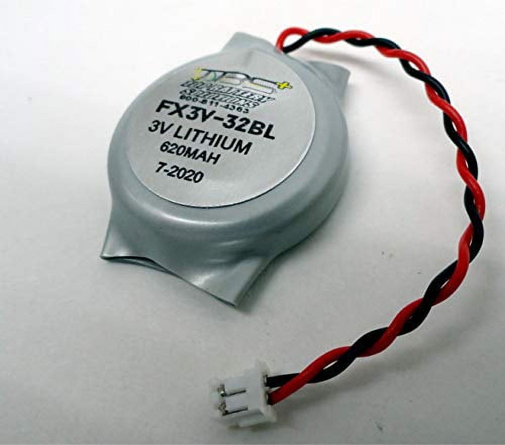 Batteria Di Ricambio Per Mitsubishi FX3U-32BL - CMOS Backup Per Display GOT 1000, GT10, GT11 - 550 MAh 3V - 2