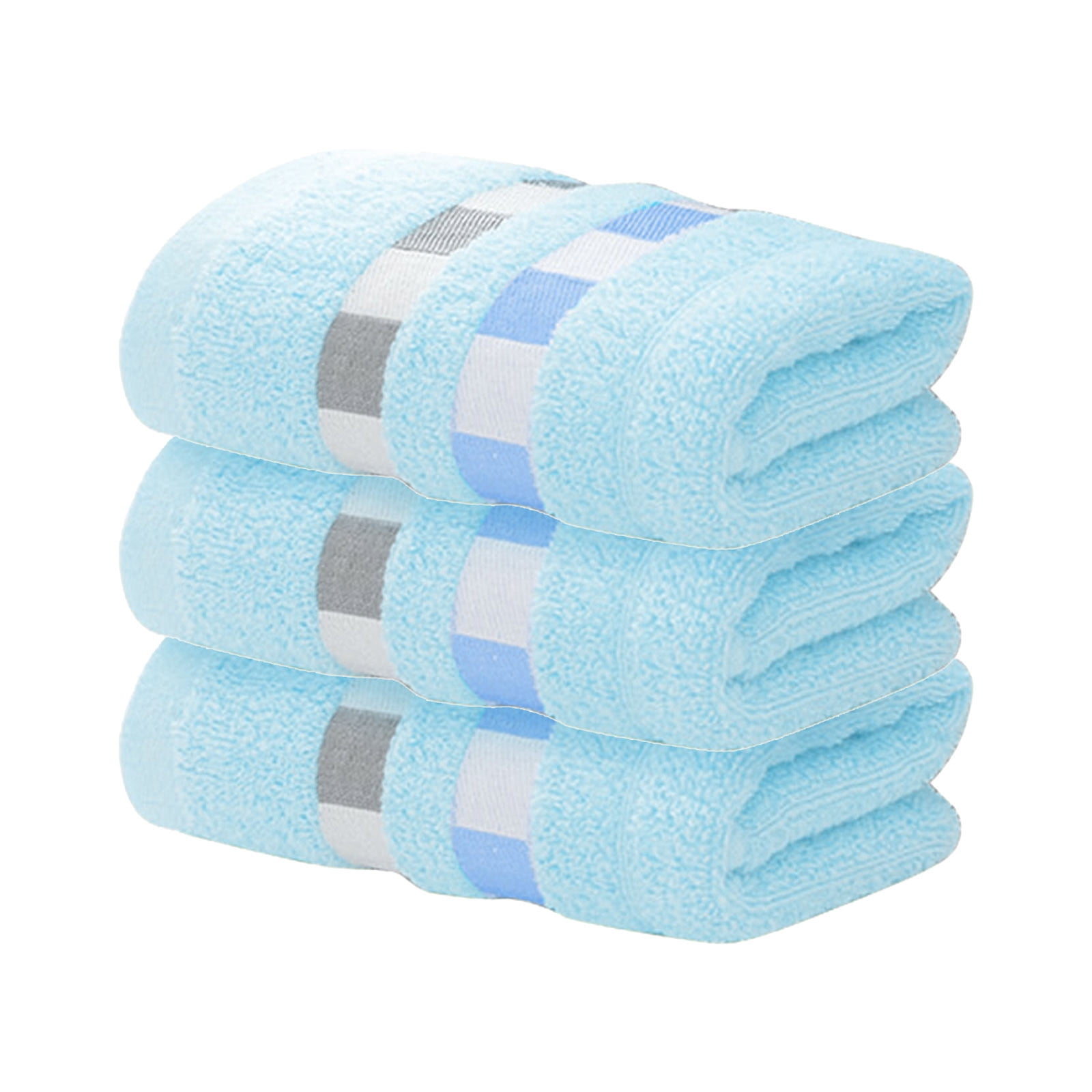 3PC Fast Drying Bath Towels 18 Piece Towel Set Light Bathroom Towel Set