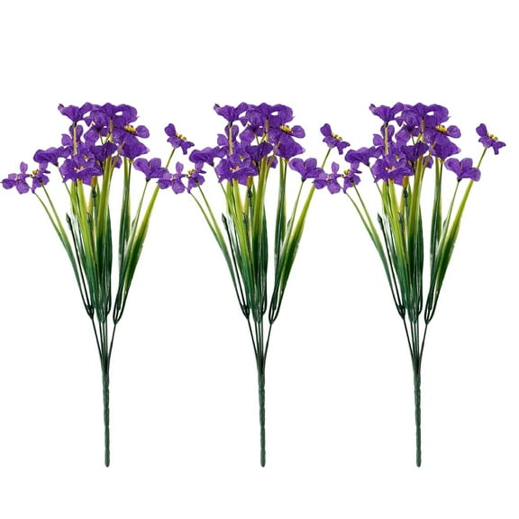 3PC Flower Latex Real Bridal Wedding Bouquet Home Decoration Flowers Outdoor Silk Flower Outdoors Front Hanging Planter Decoration