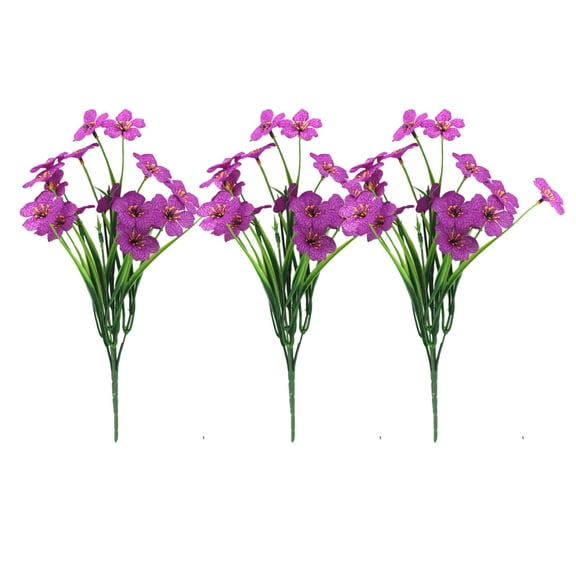 3PC Flower Latex Real Bridal Wedding Bouquet Home Decoration Flowers Outdoor Silk Flower Outdoors Front Hanging Planter Decoration