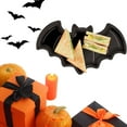thumbnail image 1 of 3PC Halloween Party Serving Trays, Plastic Dessert Pumpkin Ghost Bat Candy Snack Plates, Serving Platters Farmhouse Trays, Halloween Party Tableware Supplies Fruit Candy Bowl for Halloween Decor, 1 of 5