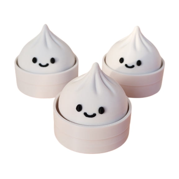 3PC Happy Dumpling Clicker 3D Printing