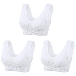 Leesechin Lingerie for Women Clearance 3PC Sexy Lace Wireless Bra