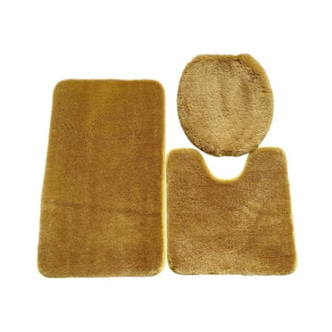 3PC LUXURY BATHMAT GOLD