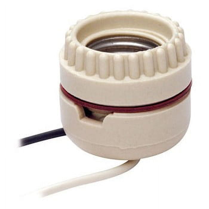 3PC Leviton Lamp Holder, Porcelain